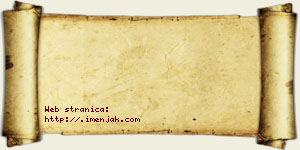 Žaklina Bilbija vizit kartica